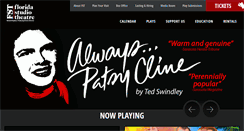 Desktop Screenshot of floridastudiotheatre.org
